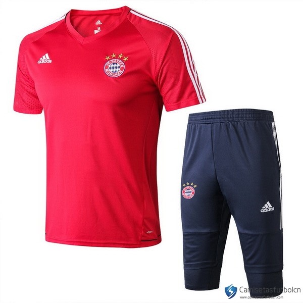 Camiseta Entrenamiento Bayern Munich Conjunto Completo 2017-18 Rojo Azul